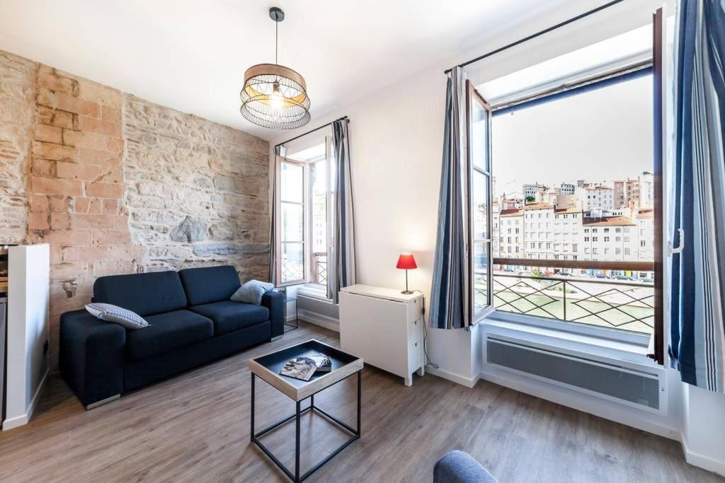 Ferienwohnung Vieux Lyon Avec Vue Sur La Saone Ail Exterior foto